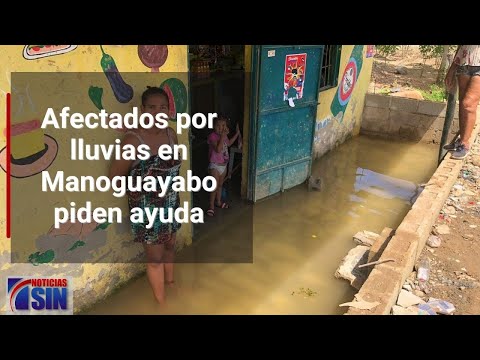 Afectados por lluvias en Manoguayabo piden ayuda