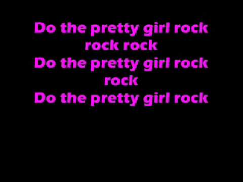 Keri Hilson-Pretty Girl Rock (Lyrics on screen)