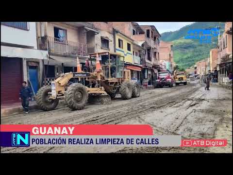 Continúan los trabajos de limpieza en Guanay
