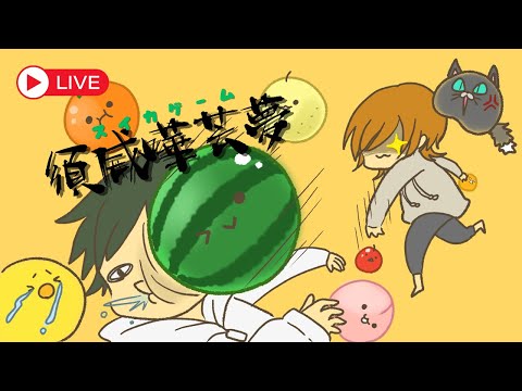 【ゲリラ】サイコな夫と辛辣な嫁による夫婦喧嘩【スイカゲーム配信】