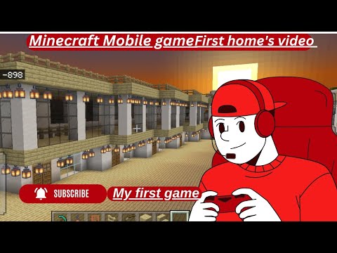 My first home's video / minecraft Mobile game / pocket edition / Subcribe