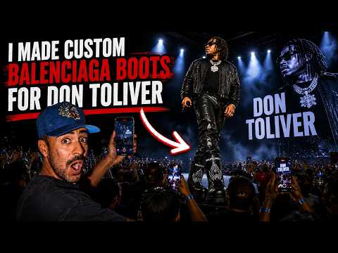 I Customized Balenciaga Boots for Don Toliver