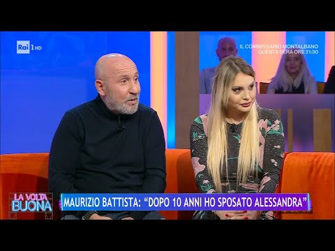 Maurizio Battista e Alessandra Moretti: 10 anni di amore - La volta buona 08/11/2023