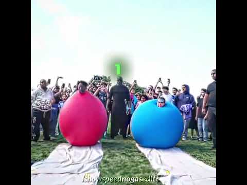Speed racing in balloon 🤣🤣 #viral #shorts #funny