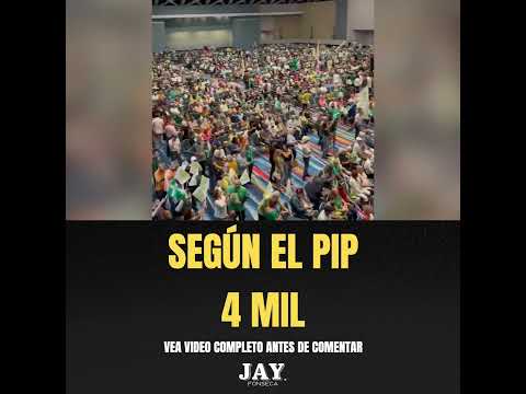 GUERRA POR SI EL PIP LLENÓ O NO EL CENTRO DE CONVENCIONES - Vean video