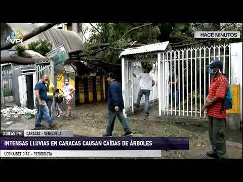 Intensas lluvias generan estragos en la capital - Caracas - VPItv