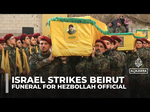 Funeral held in Lebanon for Hezbollah commander killed in Israeli strike