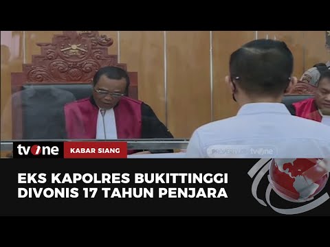 Tok, AKBP Dody Prawiranegara Divonis 17 Tahun Penjara - TvOne