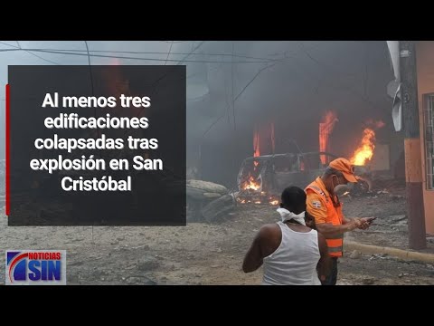 Al menos tres edificaciones colapsadas tras explosión en San Cristóbal