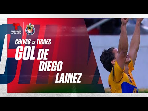 Diego Lainez firma golazo: Guadalajara 0-3 Tigres | Telemundo Deportes