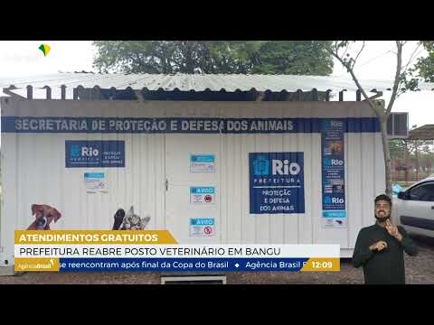 RJ | Posto veterinário público é reaberto em Bangu
