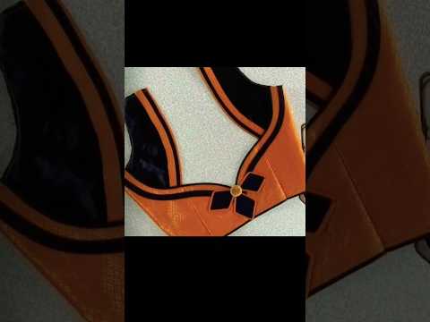beautiful blouse patchwork design #shortvideo #blousedesigns #fashion #shortfeed