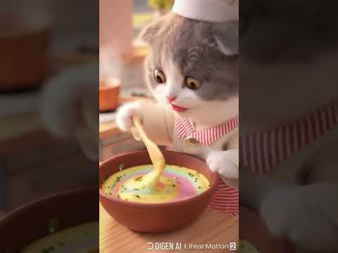 طريقة اعداد اكل القطط من الطباخ AI