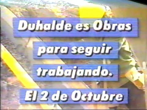DiFilm - Publicidad de la UOCRA - Duhalde es obras (1994)