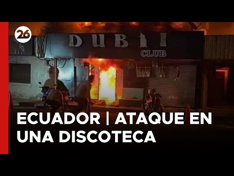 Ataque terrorista en una discoteca en Ecuador