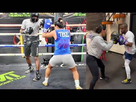 Floyd Mayweather’s LADY trainer spars pro at Mayweather Boxing Club