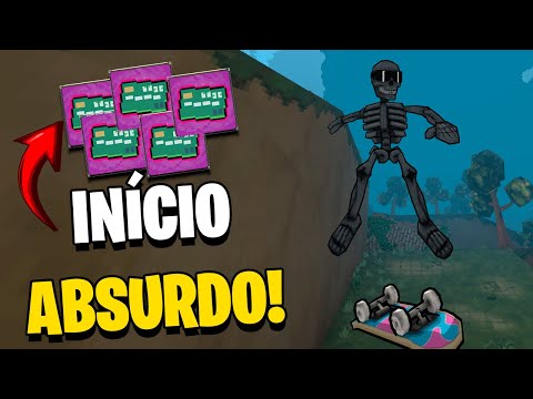 PEGUEI 5 CARTÕES VERDES NO PRIMEIRO MAPA COM O CALCIO! MEGABONK