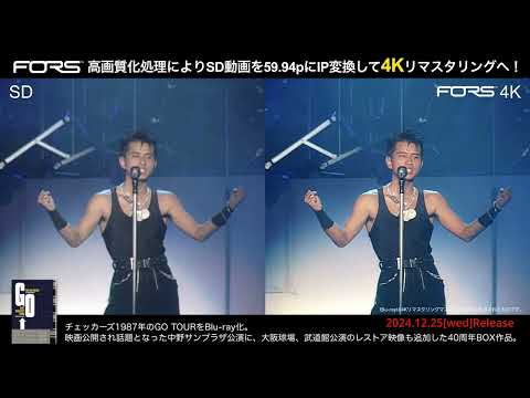 【参考比較映像】チェッカーズ 1987 GO TOUR at 大阪球場より