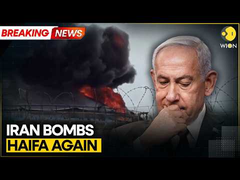 Watch Moment Iranian Missiles Struck Haifa Refinery, Israel's Biggest Oil Hub | WION BREAKING