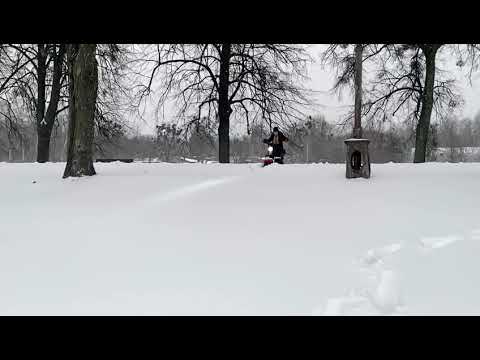 X9 model running in snow girlfriend Long Range Electric Scooter Citycoco Harley EEC COC