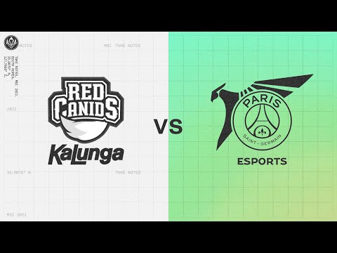 RED vs PSG｜2022 Mid-Season Invitational Group Stage Day 1 Game 6