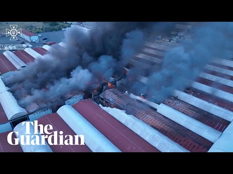 Russia strikes grain terminals, port and apartment blocks in Odesa