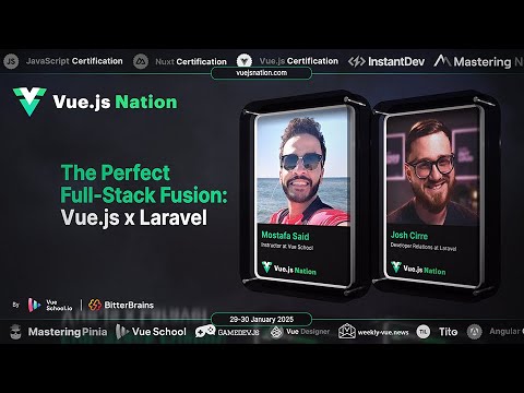 Vue.js Nation 2025: Panel with Josh Cirre and Mostafa Said - Vue.js x Laravel