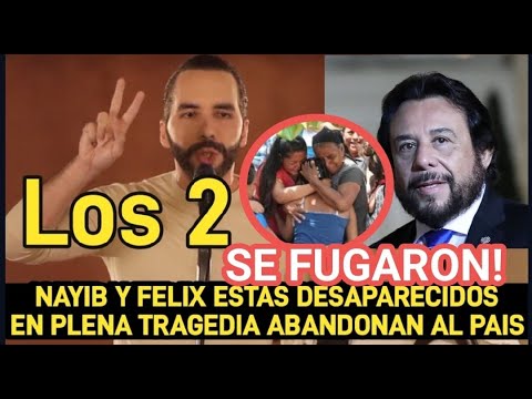 NAYIB BUKELE, FELIX ULLOA, ERNESTO CASTRO HAN ABANDONADO EL SALVADOR POR UNA REUNION DE PARTIDOS …