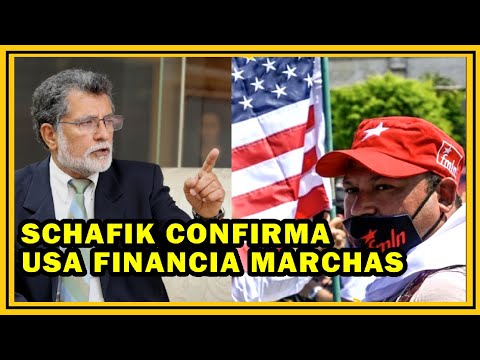 Schafik confirma financiamiento de USA para marchas del FMLN