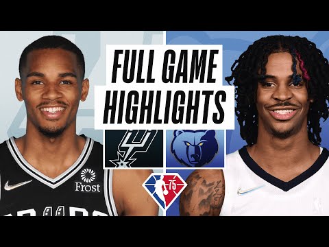 SPURS at GRIZZLIES | FULL GAME HIGHLIGHTS | February 28, 2022 video clip 
