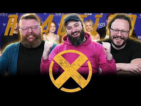 X-Men | D23 Cast Announcement - Eric and Calvin REACTION!!