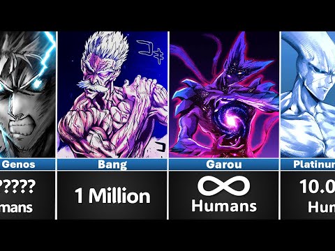 How Many People Can OPM Characters Kill In 1 Minute? One Punch Man