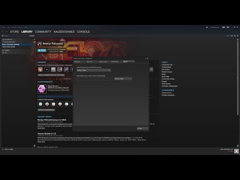 How to enable BETA version in a Steam game.