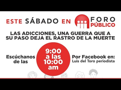 FORO PÚBLICO / LAS ADICCIONES, UNA GUERRA QUE SU PASO DEJA EL RATRO DE LA MUERTE