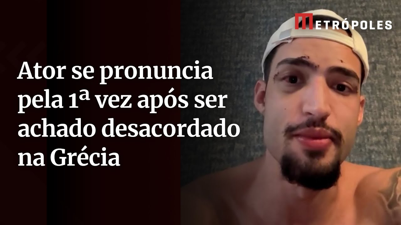 Ator se pronuncia pela 1ª vez após ser achado desacordado na Grécia