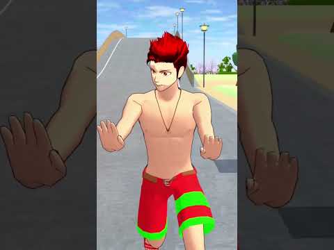 yuta scared of cow🐄🐄🐄🐄 #sakuraschoolsimulator#subscribe#shortfeed#ytshorts