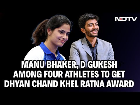Manu Bhaker Khel Ratna Award | Manu Bhaker, D Gukesh Among Four Athletes To Get Khel Ratna Award