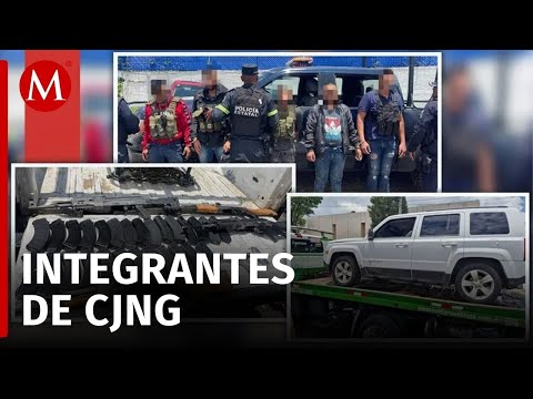 Autoridades arrestan a cinco supuestos integrantes del CJNG en el Estado de México