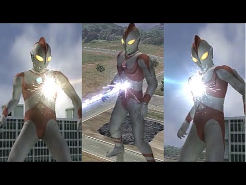 【ウルトラマンFE3】エメリウム光線をたっぷり浴びるウルトラマン８０　Ultraman Fighting Evolution 3