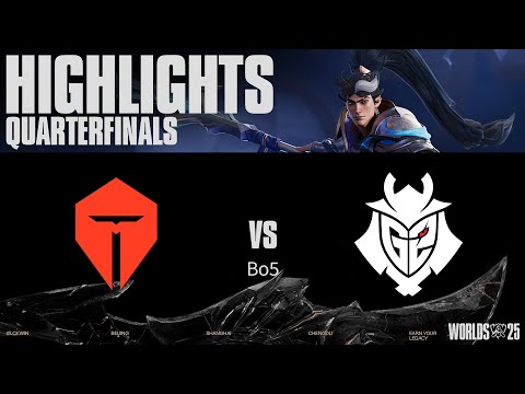 TES vs G2 매치 하이라이트 | 녹아웃 8강 Day3 | 2025 월드 챔피언십