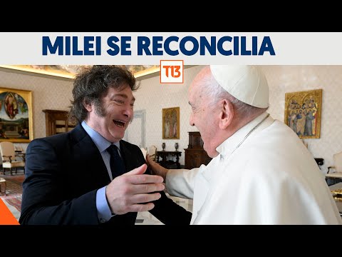 Milei se reconcilia con el papa Francisco