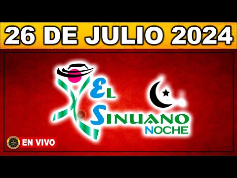 Resultado SINUANO NOCHE VIERNES 26 de julio de 2024 #chance #sinuanonoche