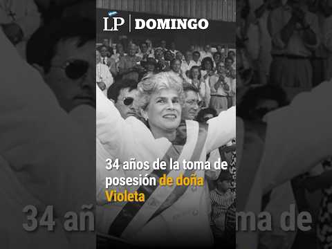 34 años de la toma de posesión de doña Violeta Barrios de Chamorro