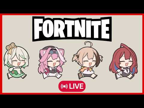 【FORTNITE】JUSTICE drops from ABOVE ... below ~! 💄👧🍵🐱