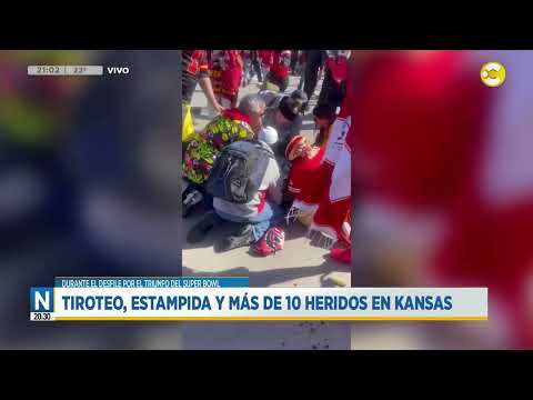 Kansas: tiroteo, estampida y más de 10 heridos durante festejos por el Super Bowl ?N20:30? 14-02-24