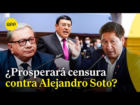 Guido Bellido y Carlos Anderson opinan sobre posible moción de censura contra Alejandro Soto