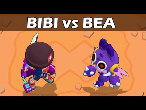 Heroine BIBI vs Monster BEA | 1vs1 | Heroe VS Villano | Brawl Stars
