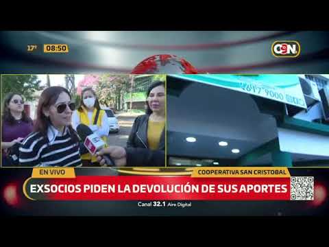 Exsocios de la Cooperativa San Cristóbal piden la devolución de sus aportes