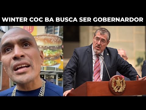 WINTER COC BA AFIRMA QUE VA A BUSCAR SER GOBERNARDOR DE ALTA VERAPAZ, GUATEMALA
