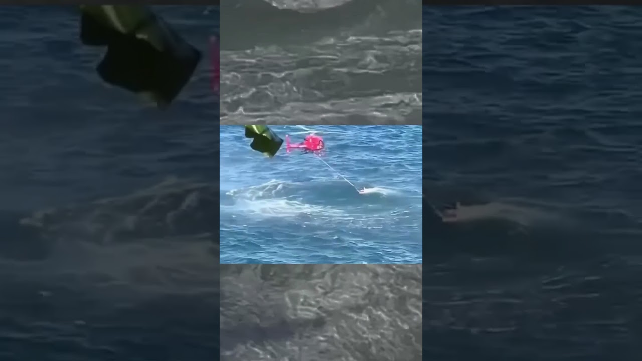 Bombeiro desafia mar revolto para salvar mulher de afogamento em Niterói, no Rio de Janeiro; vídeo